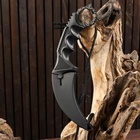 Нож-керамбит «Коготь орла», 20 см, клинок 90 мм/2.2 мм, черная паутина - фото 65320009