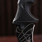 Нож-керамбит «Коготь орла», 20 см, клинок 90 мм/2.2 мм, черная паутина - фото 65320010