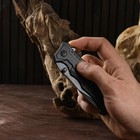 Нож складной "Акула" 21см, клинок 90мм/2,8мм, со стропорезом и стеклобоем - Фото 7