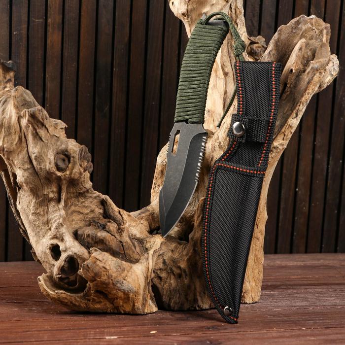 Нож метательный «Армейский» 22.5 см, клинок 115 мм/3 мм, хаки - Фото 1