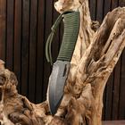 Нож метательный «Армейский» 22.5 см, клинок 115 мм/3 мм, хаки - Фото 2