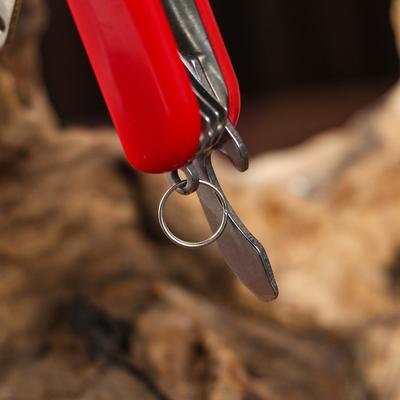 Нож швейцарский «Мастер К» 12 в 1, красный