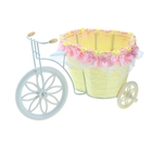 корзинка декоративная велосипед кашпо сердце кружево 16*23*15,5 см - Фото 1