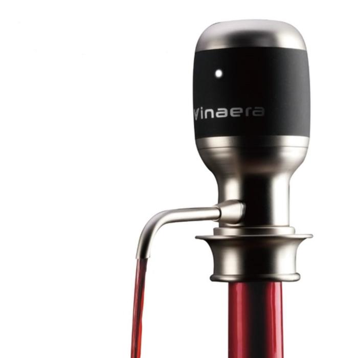 Аэратор для вина Vinaera Classic Electric Wine Aerator, 5.5 Вт, 0.75/1.5 л, металл, 6хААА - Фото 1