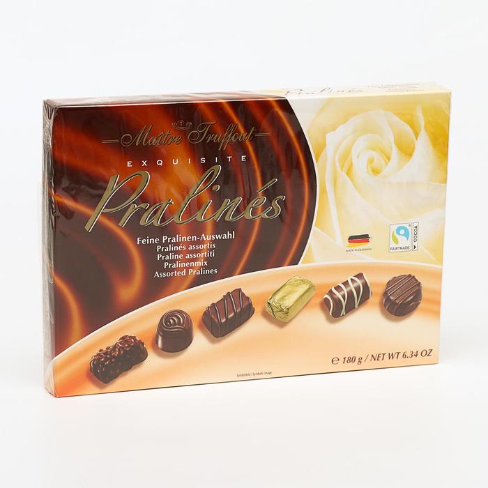 Шоколадные конфеты Ассорти пралине, 180 г - Фото 1
