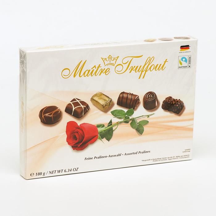 Шоколадные конфеты Ассорти пралине, 180 г - Фото 1