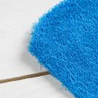 Мочалка - варежка для тела массажная Доляна, жёсткая, цвет МИКС - Фото 2