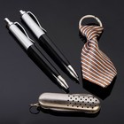 Набор подарочный 4в1 (2 ручки, нож 3в1, брелок-галстук) микс - Фото 17