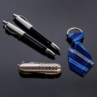 Набор подарочный 4в1 (2 ручки, нож 3в1, брелок-галстук) микс - Фото 7