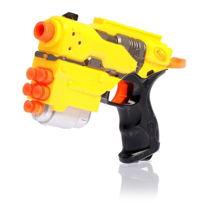 Пистолет «Штурм» стреляет мягкими пулями, цвета МИКС - Фото 1
