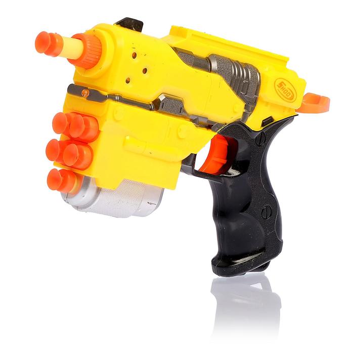 Пистолет «Штурм» стреляет мягкими пулями, цвета МИКС - фото 1911987570