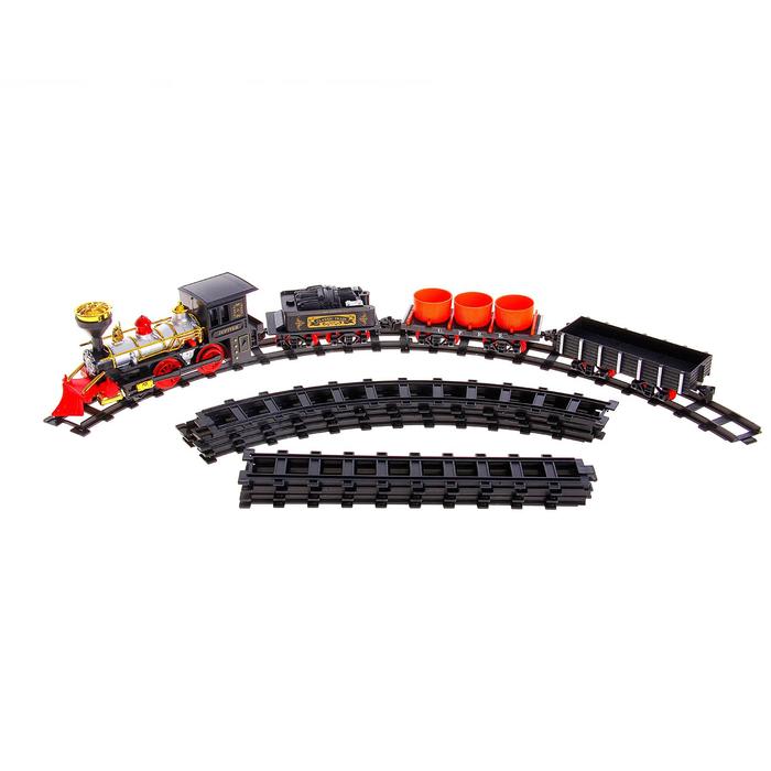 Железная дорога «Классический грузовой поезд», с дымовыми эффектами, протяжённость пути 2,72 м - фото 1908234497