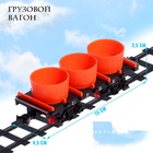 Железная дорога «Классический грузовой поезд», с дымовыми эффектами, протяжённость пути 270 см - Фото 3