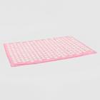 Аппликатор игольчатый «Большой коврик» на мягкой подложке, 242 колючки, розовый, 41х60 см - Фото 1