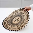 Салфетка сервировочная на стол «Африка», 38×38 см, цвет чёрный 5377969