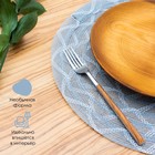 Салфетка сервировочная «Мэри», 38×38 см, цвет серый - Фото 4