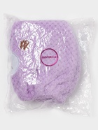 Чалма для сушки волос Доляна «Медвежонок», микрофибра, фиолетовая - Фото 8