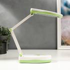 Лампа настольная 16289/1PK 25хLED 3Вт 2 режима USB АКБ бело-зеленый 17х7,5х6,5 см 5375871