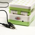 Лампа настольная 16289/1PK 25хLED 3Вт 2 режима USB АКБ бело-зеленый 17х7,5х6,5 см 5375871