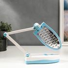 Лампа настольная 16289/1GR 25хLED 3Вт 2 режима USB АКБ бело-голубой 17х7,5х6,5 см - фото 67165814