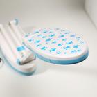 Лампа настольная 16289/1GR 25хLED 3Вт 2 режима USB АКБ бело-голубой 17х7,5х6,5 см - фото 67165815