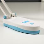 Лампа настольная 16289/1GR 25хLED 3Вт 2 режима USB АКБ бело-голубой 17х7,5х6,5 см - фото 67165816