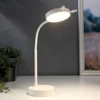 Лампа настольная сенсорная 1523/1WT 30хLED 3Вт АКБ USB 2 режима белый 10х10х41 см RISALUX - фото 42235574