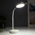 Лампа настольная сенсорная 1523/1WT 30хLED 3Вт АКБ USB 2 режима белый 10х10х41 см RISALUX - фото 42235576