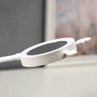 Лампа настольная сенсорная 1523/1WT 30хLED 3Вт АКБ USB 2 режима белый 10х10х41 см RISALUX - фото 42235580