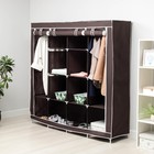 Шкаф для одежды, 163×42×166 см, цвет коричневый - фото 9168880