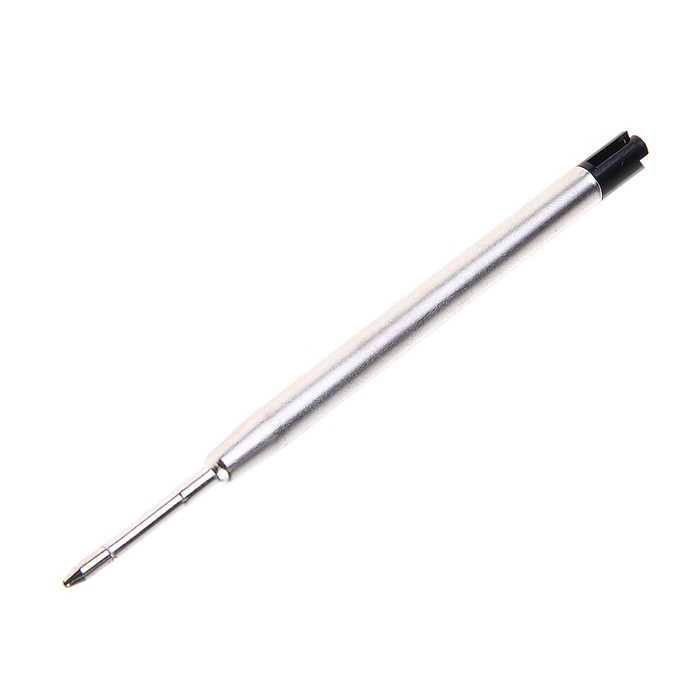 Стержень шариковый 0,5 мм, для авторучек, металлический для автоматических ручек, 99 мм, чернила чёрные - Фото 1