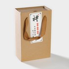 Набор для чайной церемонии керамический «Небо», 5 предметов: 4 пиалы 50 мл, чайник 200 мл, цвет белый - фото 24642304