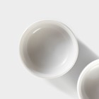 Набор для чайной церемонии керамический «Небо», 5 предметов: 4 пиалы 50 мл, чайник 200 мл, цвет белый - фото 24642296