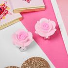 Серьги-клипсы детские «Выбражулька» цветы розы, цвет МИКС - Фото 2