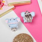 Серьги-клипсы детские "Выбражулька" слоники, цвет розово-голубой - Фото 2