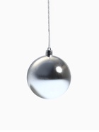 Ёлочные игрушки «Винтажный глянец», шары новогодние, набор 6 шт., d=8 см, серебристый - Фото 4