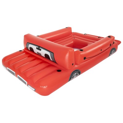 Плот надувной для плавания «Красный грузовик», 381 x 262 см, 43304 Bestway