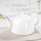 Чайник керамический заварочный «Классика», 500 мл, цвет белый - фото 9169038