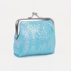 Кошелёк на фермуаре, цвет голубой - Фото 1
