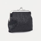 Кошелёк на фермуаре, цвет чёрный - Фото 1