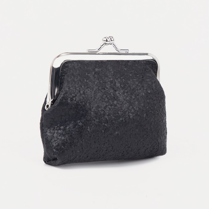 Кошелёк на фермуаре, цвет чёрный - Фото 1