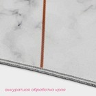 Коврики для ванной и туалета Доляна «Мрамор», 2 шт., 50×80 см, 40×50 см - Фото 3