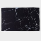 Коврик для дома Доляна «Мрамор», 50×80 см, цвет чёрный - Фото 5