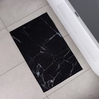 Коврик для дома Доляна «Мрамор», 50×80 см, цвет чёрный - Фото 8