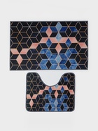 Набор ковриков для ванной и туалета Доляна «Бурлеск», 2 шт., 50×80 см, 40×50 см - Фото 6