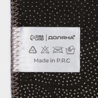 Набор ковриков для ванной и туалета Доляна «Бурлеск», 2 шт., 50×80 см, 40×50 см - Фото 5