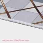 Коврики для ванной и туалета Доляна «Котто», 2 шт., 50×80, 40×50 см, цвет серый - Фото 2