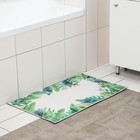 Коврик для дома Доляна «Тропики», 50×80 см, зелёный, форма МИКС - Фото 7