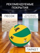 Волейбольный мяч MINSA, клееный, 8 панелей, р. 5, PVC - Фото 4