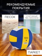 Волейбольный мяч MINSA, машинная сшивка, 18 панелей, р. 5, TPU - Фото 4